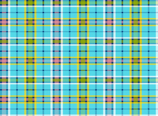 Vibrant tartan pattern evoking Scottish heritage and modern fashion trends, perfect for textile design, apparel, and eye-catching backgrounds for your projects