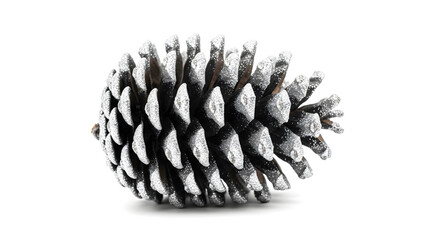 pine cone isolated on white background