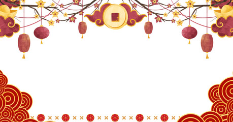 autumn leaves border