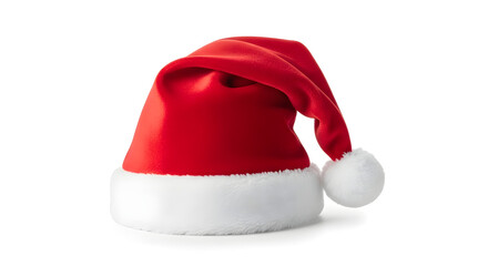 santa claus hat isolated on white background