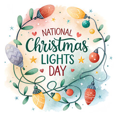 Magical Christmas Lights Celebration, Winter Night With Sparkling Holiday Lights, Festive Street Decorated With Christmas Lights, Bright Colorful Holiday Lights Glow In The Night, Christmas Outdoor