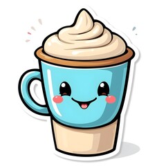 Cute Coffee Cup Mascot