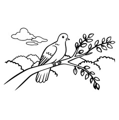 bird on branch