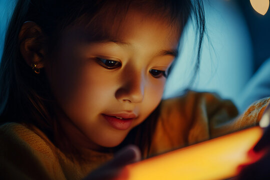 Closeup of person navigating travel route on digital tablet during family road trip in car with map app, generative ai