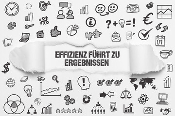 Effizienz führt zu Ergebnissen	
