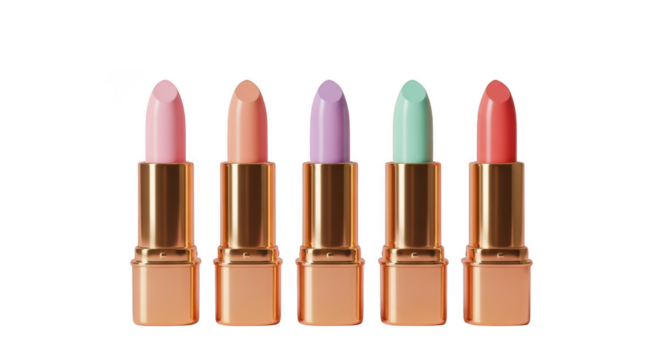 Lipstick isolated on transparent background