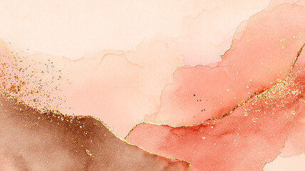 Obraz premium abstract washi texture background, soft pink, gold, wall elegant, celebrazione