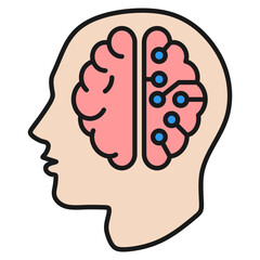 Cyber Mind Icon