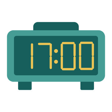 Digital clock with the time 17.00 vector
Vector clock with the time