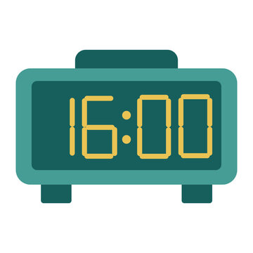 Digital clock with the time 16.00 vector
Vector clock with the time