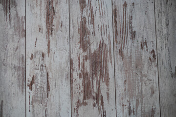 White painted wooden floor in the room