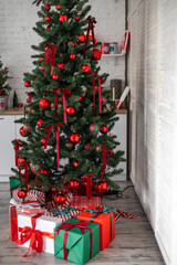 Christmas spirit in the room