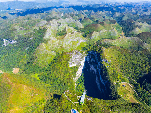 Dashiwei Tiankeng, Leye County, Baise, Guangxi