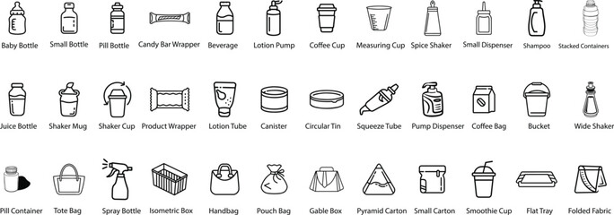 Black and white vector icon set for web design, business, internet, medical, and music illustration containing tools, buttons, and symbols