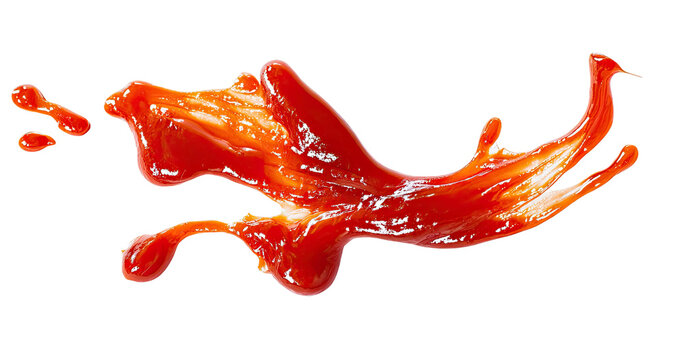 Red sauce splashing dynamically across a black background (1)