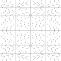 seamless pattern with abstract shapes