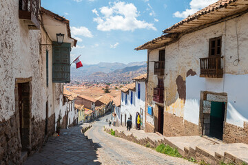 street view of cusco, Peru