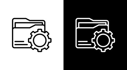 Folder Management With Icon Set Design