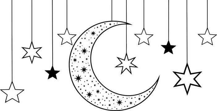 New year greeting card with stars vector illustration featuring a creative compass clock design and travel symbol