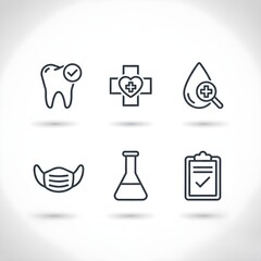 medical icon vector illustration black and white 