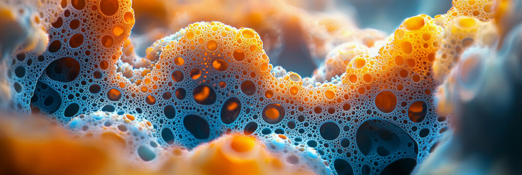 Colorful abstract design with intricate bubble patterns Generative AI - Powered by Adobe