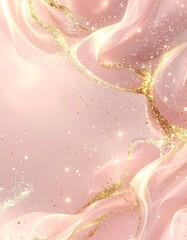 Minimal Christmas Sparkle Gold Dust Rose Beige Background