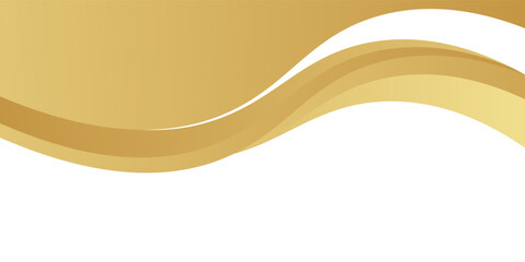 golden wave background. gold wave curve, gold wave corner shape for element, gold line ribbon graphic, striped gold.vector eps10