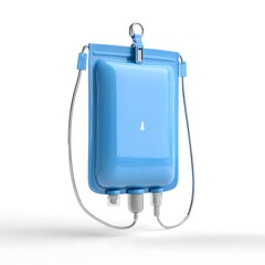 Smart Medical Device with Thermometer Icon for Health Monitoring