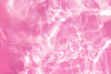 Creative summer layout with pastel pink water wave background.