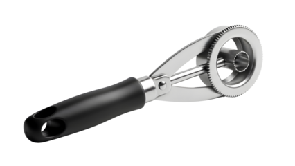 Professional stainless steel cherry pitter tool with black handle