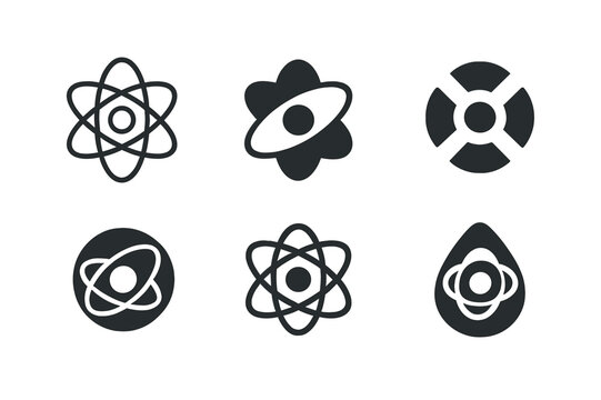 Catalyst Logo Variations. catalyst. Icon set. Set Logo of catalyst: fusion core. harmonious logo variations of the same emblematic concept, each with different