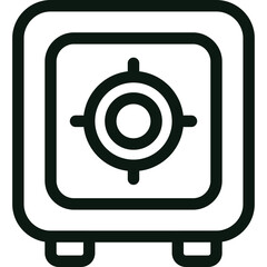 Clean flat finance and banking icon set featuring credit cards, wallet, shield, money bags, stacked coins, banknotes, receipts, financial documents, safe box, banks, cloud download, and savings jars