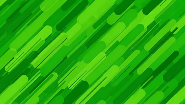 Abstract background with green geometric shapes and diagonal lines perfect for design projects presentations or website backgrounds conveying a sense of movement and modern aesthetics