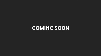 Coming Soon Minimal Text Animation 4K – Teaser Intro for Upcoming Releases and Future Events