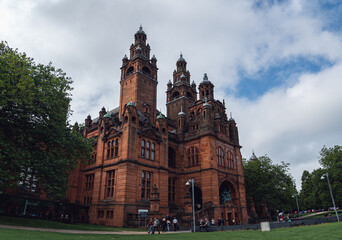Fototapeta premium Kelvingrove Art Gallery and Museum in Glasgow, Scotland