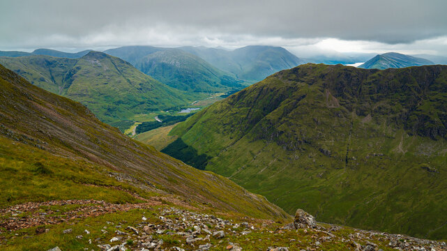 Mountains in Glencoe, Scotland