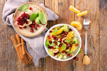 fresh fruit salad with spices