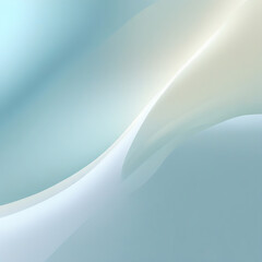 Abstract blue wave design with soft gradient lines, a futuristic flow pattern and light color texture for a vector wallpaper illustration template