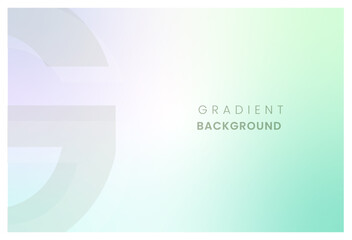 Fresh Mint Green and White Gradient Background Featuring Subtle Geometric Circles for Nature, Wellness and Organic Health Designs
