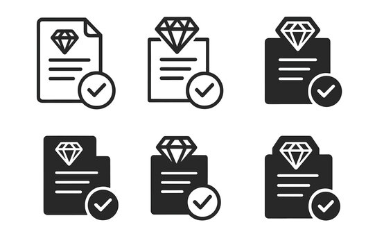 Ethical Mining Logos. Conflict minerals and ethical sourcing in mining. Icon set. Set Logo of ethical mining: handshake over mine. harmonious logo variations