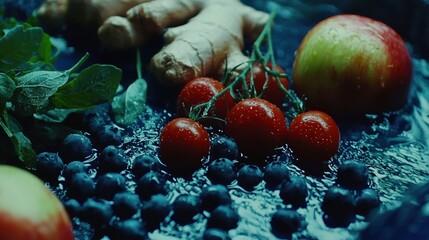 Juicy Fresh Fruits and Vegetables - Healthy Eating Photography