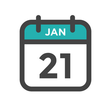 January 21 Calendar Day - Calender Date for Deadline or Appointment