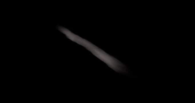 bullet trail effect on black background