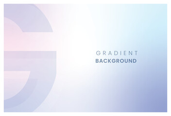 Minimalist Light Blue and Purple Gradient Background with Geometric Circular Shapes for Tech UI, App Interfaces and Presentation Slides