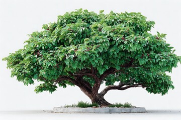 Vibrant health tree green high resolution picture