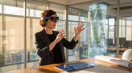 Augmented Reality Architecture Design with Sustainable Skyscraper Visualization