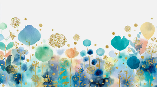 Elegant wedding invitation card background . Minimal hand painted watercolor Cosmos flowers texture template background. Design for wedding, vip cover, poster, rsvp moderncard.Valentine's Day

