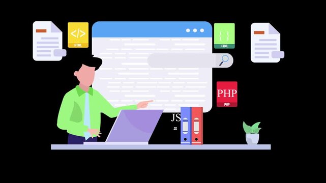 2D Web Development & Programming Illustration Animation 
