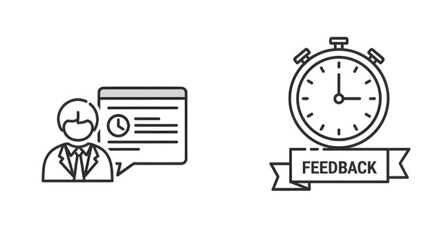 Comentarios, rese&ntilde;as, testimonios, iconos de l&iacute;neas finas de clientes.
 Trazo editable.
 Para dise&ntilde;o de marketing de sitios web, logotipo, aplicaci&oacute;n, plantilla, interfaz de usuario, etc. Ilustraci&oacute;n