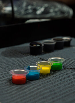 tinta de colores para tatuar